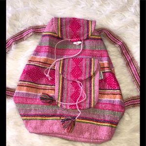LILLO Baja backpack light and boho  nwot
